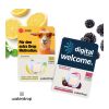 Werbekarte waterdrop® bunt | ohne Werbeanbringung