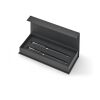KINGSLEY. Set bestehend aus 1 Kugelschreiber und 1 Tintenroller aus Aluminium mit blauer Dokumental®-Tinte schwarz