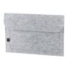 FELPY SLEEVE. Laptoptasche aus recyceltem Filz (100% rPET) Hellgrau | ohne Werbeanbringung