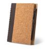 VICENTE. B6-Notizbuch aus Kork und Recyceltes Polyester (100% rPET) mit Kugelschreiber schwarz | ohne Werbeanbringung | Nicht verfügbar | Nicht verfügbar | Nicht verfügbar