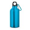LANDSCAPE S. Aluminium-Sportflasche mit Karabiner 400 ml Hellblau | ohne Werbeanbringung | Nicht verfügbar | Nicht verfügbar | Nicht verfügbar