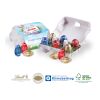 Schoko-Eier 6er-Set mit Lindt Schoko-Eier, Klimaneutral, FSC® ohne Werbeanbringung | Lindt Schoko-Eier