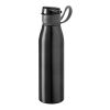 KORVER. Sportflasche aus Aluminium 650 mL Schwarz | ohne Werbeanbringung