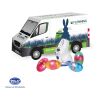 3D Präsent "Transporter" Ostern mit Lindt Schokoladenmischung bunt | ohne Werbeanbringung | Klett