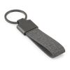 RAVEN. Schlüsselanhänger, rechteckig, aus Metall und recyceltem Pet (30% recycelt) Dunkelgrau | ohne Werbeanbringung | Nicht verfügbar | Nicht verfügbar | Nicht verfügbar