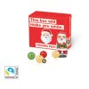 Santa Werbebox Mit Fairtrade® Schokolade bunt | ohne Werbeanbringung