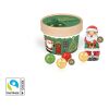Christmas Paperbox mit Fairtrade® Schokolade bunt | ohne Werbeanbringung