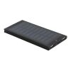 CLERK. 8'000 mAh Powerbank mit Solarpanel aus 100% recyceltem Aluminium Schwarz | ohne Werbeanbringung