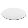 BLAIR ROUND. Rundes Mauspad mit Gummibasis weiss | ohne Werbeanbringung | Nicht verfügbar | Nicht verfügbar
