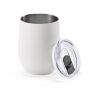 Tigris Reisebecher recy.Edelstahl, 320 ml. Doppelwandig mit Deckel Weiß | ohne Werbeanbringung | Nicht verfügbar | Nicht verfügbar | Nicht verfügbar