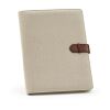 Eliot A4-Mappe aus recyc.Baumwolle. Notizblock mit 64-seitigem FSC Natur | ohne Werbeanbringung | Nicht verfügbar | Nicht verfügbar | Nicht verfügbar