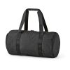 Barcelona Sporttasche 30L aus recy. Nylon. Mit separatem Schuhfach. Schwarz