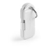 Evergreen Go 2-in-1 Schlüsselanhänger mit Powerbank. rTPE. LED-Anzeige Weiß