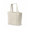 Damavand Einkaufstasche aus recy. Baumwolle, 360g/m², mit Druckknopfverschluss Beige