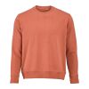 Capri Unisex Sweatshirt mit Rundhalsausschnitt. 100% Bio-Baumwolle Orange | M