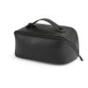 Macao 3,5L Kulturtasche aus recy.Leder. Mit Zipper und Tragegriff Schwarz | ohne Werbeanbringung | Nicht verfügbar | Nicht verfügbar | Nicht verfügbar