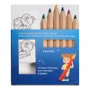 JUMBO Buntstift Memo-Set, inklusive Rundumdruck, Mal- und Spieleset ohne Werbeanbringung