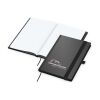Notizbuch Hardcover Black-Book Ausstattung schwarz Schwarz | DIN A5 | ohne Werbeanbringung | Punktraster | Siebdruck-Digital inkl.
