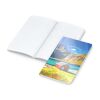 Notizbuch Copy-Book Umfang klein Karton-Softcover individuell bedruckt glänzend | 94 × 152 mm / Winkelkaro