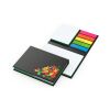 Haftnotiz-Set London Innenteil schwarz 50/50 Haftzettel Farbschnitt Grün | 105 × 78 mm | ohne Werbeanbringung | glänzend