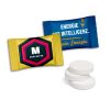 Traubenzuckertabletten im Flowpack weiß | ohne Werbeanbringung | Standard-Folie