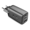 Fresh 'n Rebel 67W Laptop-Ladegerät GaN USB-C und USB-A Dunkelgrau | ohne Werbeanbringung | Nicht verfügbar | Nicht verfügbar