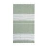 Sagaform Ella Hamam-Handtuch Bio-Baumwolle 145x250cm Grün | ohne Werbeanbringung