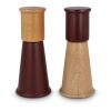 Sagaform "Gurken" Salz- und Pfeffermühle Set klein, 15 cm Dunkelrot
