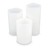 Koselys 3-teiliges LED-Kerzen-Set (batteriebetrieben) Creme | ohne Werbeanbringung | Nicht verfügbar | Nicht verfügbar