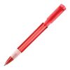 Kugelschreiber S40 Grip Transparent Rot Weiß-Rot Weiß | 1-farbiger Tampondruck | in Verlängerung vom Clip | 40 mm x 8 mm | Nicht verfügbar