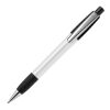 Kugelschreiber Semyr Grip Colour hardcolour Weiss-Schwarz | 1-farbiger Siebdruck | 180° vom Clip | 36 mm x 25 mm | Nicht verfügbar