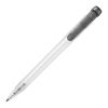 Kugelschreiber Ingeo TM Pen Clear Transparent schwarz | 1-farbiger Siebdruck | In Verlängerung vom Clip | 45 mm x 25 mm | Nicht verfügbar