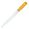 Kugelschreiber S40 Colour hardcolour Weiss-Gelb | 1-farbiger Tampondruck | Clip | 25 mm x 5 mm | Nicht verfügbar
