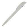 Kugelschreiber S45 R-PET Transparent Weiss-Weiss | 1-farbiger Siebdruck | in Verlängerung vom Clip | 45 mm x 25 mm | Nicht verfügbar