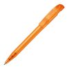 Kugelschreiber S45 Clear Transparent Orange-Orange | 1-farbiger Tampondruck | in Verlängerung vom Clip | 45 mm x 8 mm | Nicht verfügbar