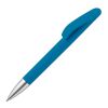 Kugelschreiber Slash soft touch R-ABS Blau Weiss | 3D Digitaldruck | 270° vom Clip | 55 mm x 6 mm | Nicht verfügbar