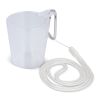 Festival-Shotglas mit Lanyard Weiss-Weiss