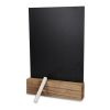 Kreidetafel im Holzständer Natur | ohne Werbeanbringung | Nicht verfügbar | Nicht verfügbar