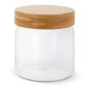 Kanister Glas & Bambus 600ml Transparent | ohne Werbeanbringung | Nicht verfügbar | Nicht verfügbar | Nicht verfügbar