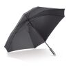 Luxus 27” quadratischer Regenschirm mit Hülle Schwarz | ohne Werbeanbringung | Nicht verfügbar | Nicht verfügbar | Nicht verfügbar