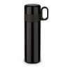 Isolierflasche mit Becher 500ml Schwarz