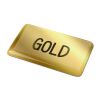 Doming Rechteck 100x30 mm Gold | ohne Werbeanbringung | Nicht verfügbar | Nicht verfügbar | Nicht verfügbar