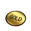 Vinyl Sticker Rund Ø 13 mm Gold | ohne Werbeanbringung | Nicht verfügbar | Nicht verfügbar | Nicht verfügbar
