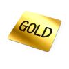 Vinyl Sticker Quadrat 25x25mm Gold | 1-farbiger Digitaler Aufkleber | Seite 1 | 25 mm x 25 mm | Nicht verfügbar