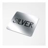 Vinyl Sticker Quadrat 30x30mm silber | ohne Werbeanbringung | Nicht verfügbar | Nicht verfügbar | Nicht verfügbar