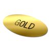 Vinyl Sticker Oval 60x35mm Gold | ohne Werbeanbringung | Nicht verfügbar | Nicht verfügbar | Nicht verfügbar