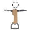 Bambus Wein & Flaschenöffner Schlüsselanhänger Natur | ohne Werbeanbringung | Nicht verfügbar | Nicht verfügbar