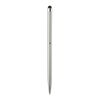 Matter Sleek Stylus Kugelschreiber Silber | 1-farbiger Siebdruck | Schaft-Clipverlängerung | 15.00 mm x 38.00 mm