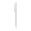 BIC® Basic Kugelschreiber weiß | 1-farbiger Siebdruck | Schaft-gegenüber vom Clip | 13.00 mm x 50.00 mm