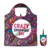 Faltbare Tasche mit Hülle. Doppellagige Tragegriffe Sublimation